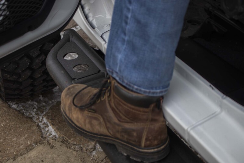 Jeep Gladiator JT Side Steps - Fishbone Offroad - Step Sliders - Black - `20-`27